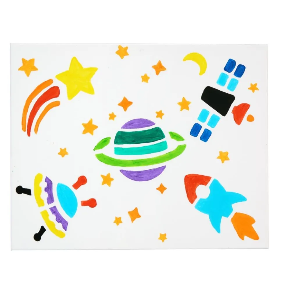 Colorations® Space Stencil Set - Set of 12