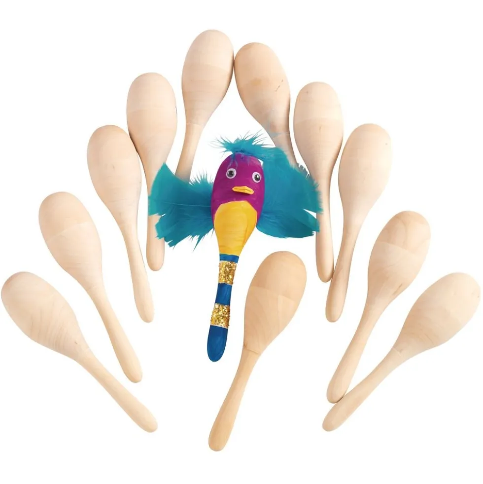 Colorations® Sparkling Snowflake Maracas Craft Kit - Makes 12 Crafts