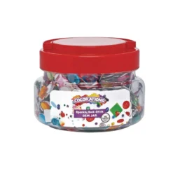Colorations® Sparkly Self-Stick Gem Jar - 900 Pieces