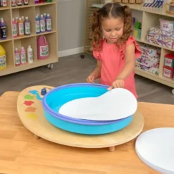 Colorations® Spin Art Station & Fluorescent Tempera Paint Kit