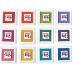 Colorations® Stamper-Perfect Washable Stamp Pads - Set of 12