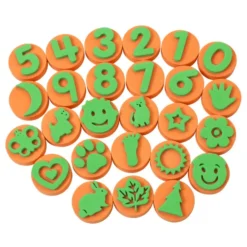 Colorations® Stampers Shapes & Numbers - Set of 26