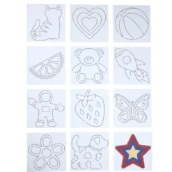 Colorations® Stick-N-Create™ Art Boards - 12 Designs