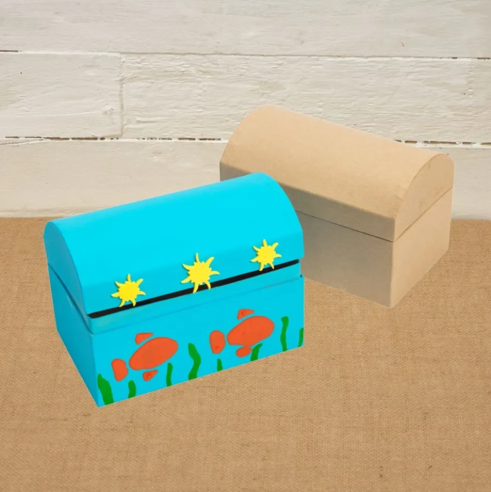 Colorations® Summer Fun Treasure Box Craft Kit - Makes 12 Crafts