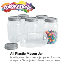 Colorations® Summer Imagination Jar Craft Kit - Makes 6 Crafts