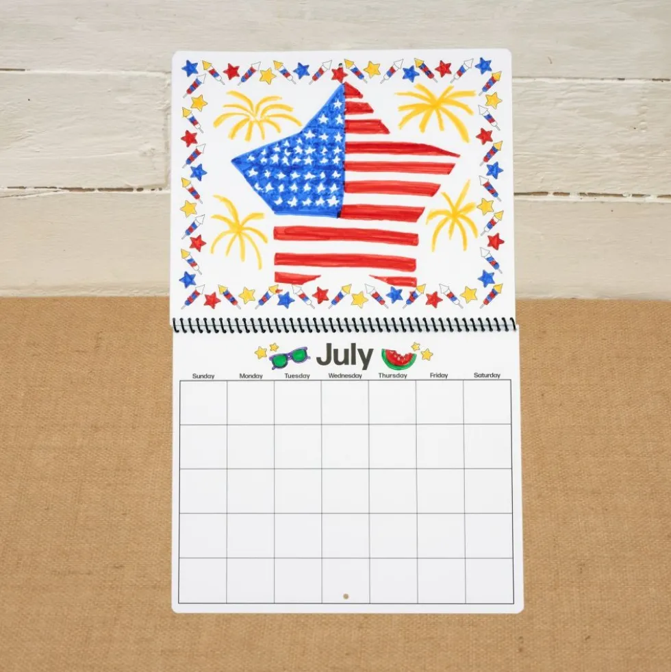 Colorations® 4th of July Celebration Calendar Craft Kit - Makes 12 Crafts