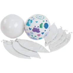 Colorations® 4th of July Kick-Off Celebration Beach Ball Craft Kit - Makes 12 Crafts