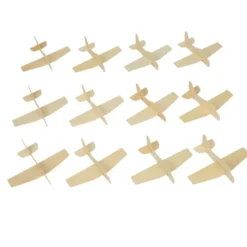 Colorations® 4th of July Stars in Flight Airplane Craft Kit - Makes 12 Crafts