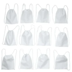 Colorations® 4th of July USA Drawstring Backpack Craft Kit - Makes 12 Crafts