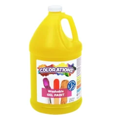 Colorations® Washable Gel Paint Gallon, Yellow