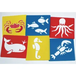 Colorations® Washable Plastic Stencils Mega Set
