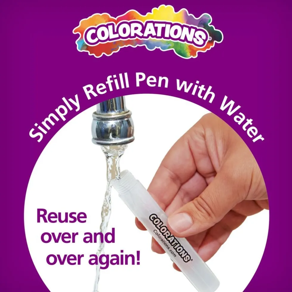 Colorations® Water Doodle Mat and 2 Pens