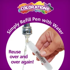 Colorations® Water Doodle Mat and pens, 8 Mats 16 pens