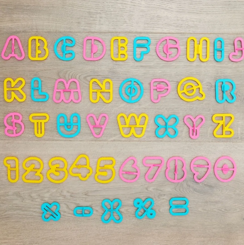 Colorations® Wheat & Gluten Free Classic Dough W/ Alphabet and Number Cutting Set