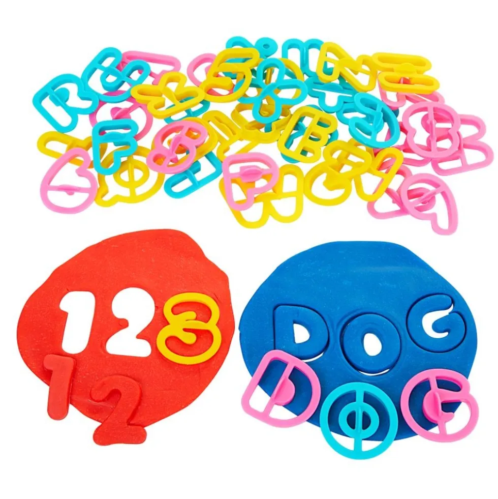 Colorations® Wheat & Gluten Free Classic Dough W/ Alphabet and Number Cutting Set