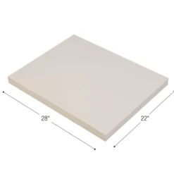 Colorations® White Poster Board, 22" x 28" - Pack of 100