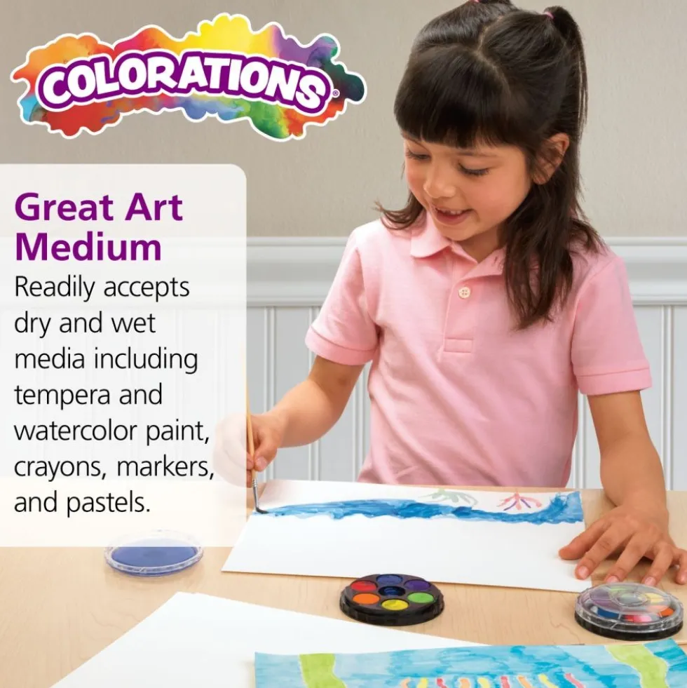 Colorations® White Sulphite Paper - 12" x 18", 50 lb.
