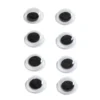Colorations® Wiggly Eyes, Black - 1,000 Pieces