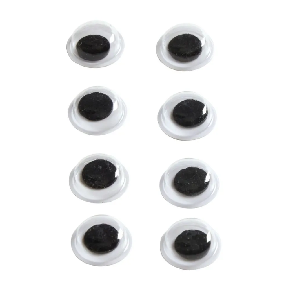 Colorations® Wiggly Eyes, Black - 1,000 Pieces