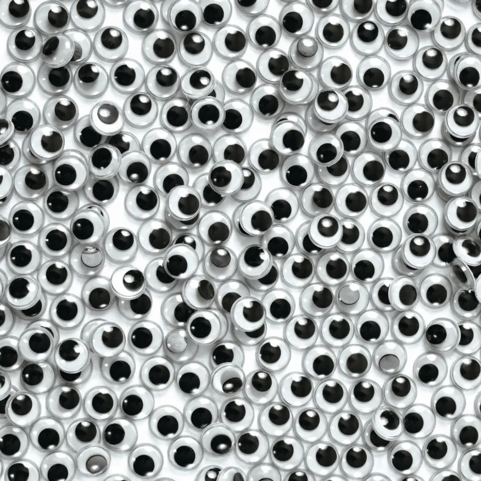 Colorations® Wiggly Eyes, Black - 1,000 Pieces
