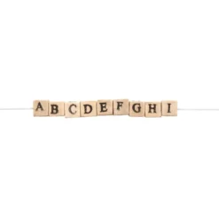 Colorations® Wooden ABC Beads - 600 Pieces