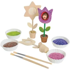 Colorations® Wooden Flower Pot Frames - Set of 12