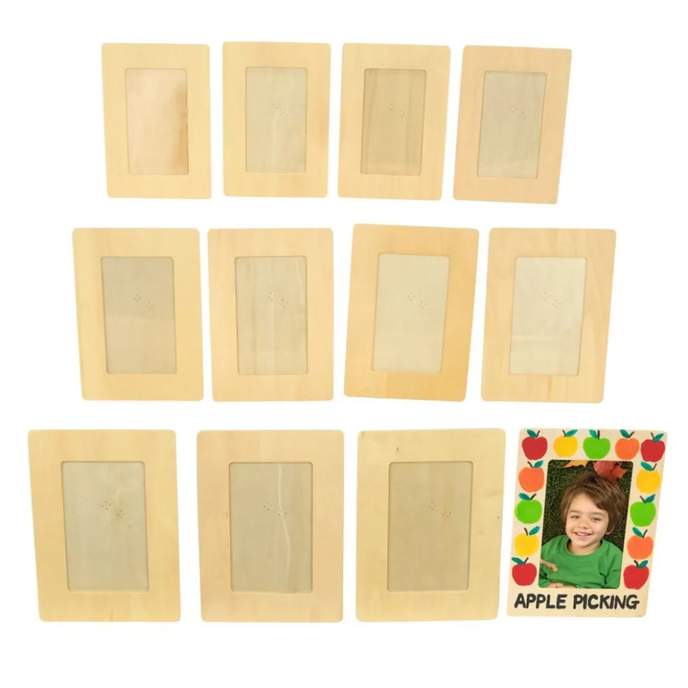 Colorations® Wooden Standing Frames - Set of 12