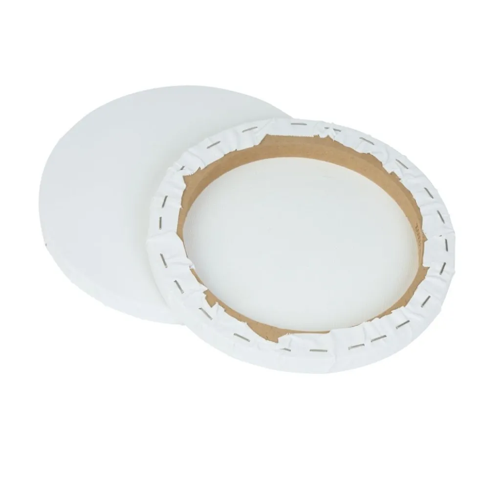 Colorations® 8" x 8" Circle Shaped Canvas - Set of 10