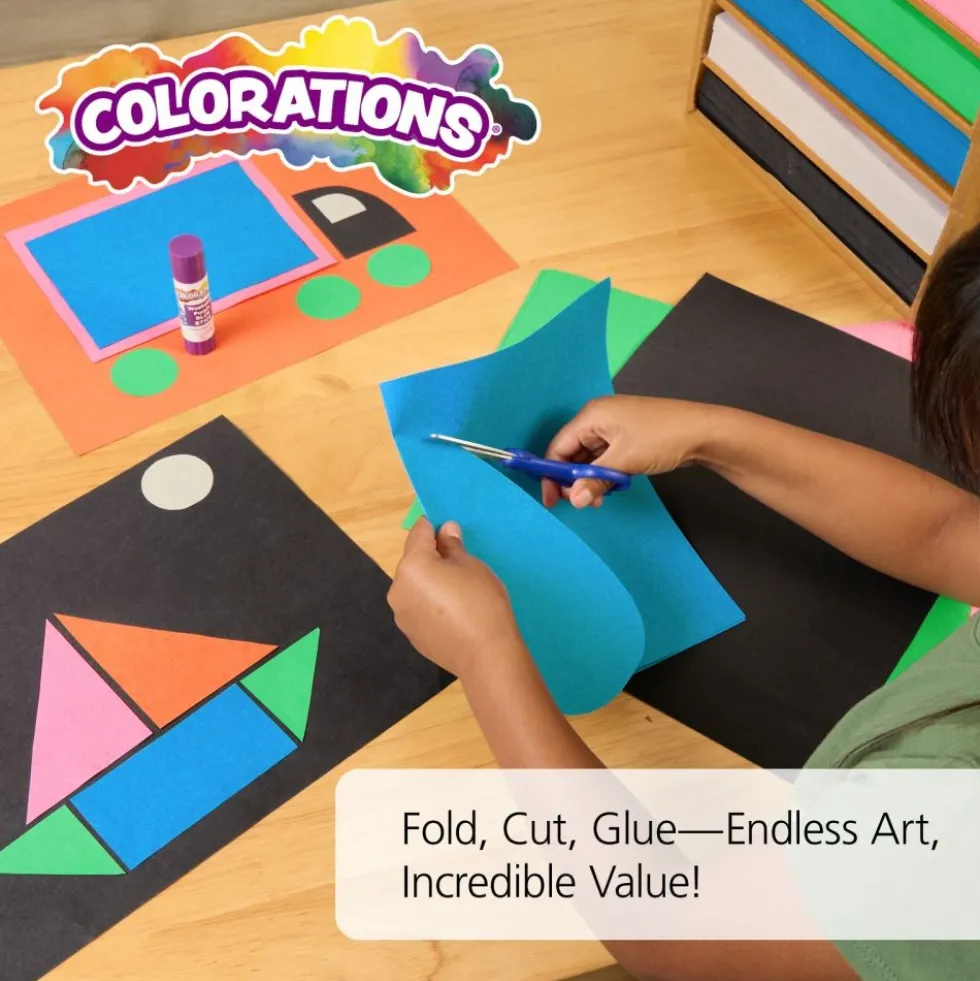 Colorations® 9" x 12" Lightweight Construction with Organizers - 2,400 Sheets