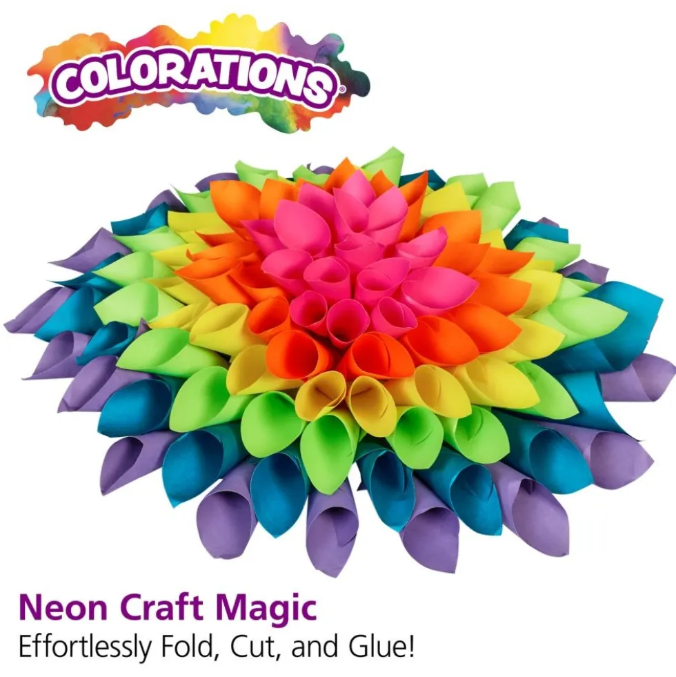 Colorations® 9" x 12" Neon Lightweight Craft Paper - 600 sheets