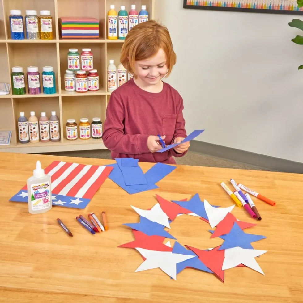 Colorations® 9" x 12" Patriotic Construction Paper - 3 Colors, 150 Sheets