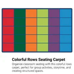 Colorful Rows Seating 8'4