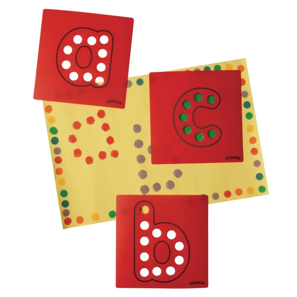 Compressive Dabber Dot Stencil Set - 62 Stencils