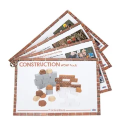 Construction Building WOW Pack - 39 blocks 4 activity cards