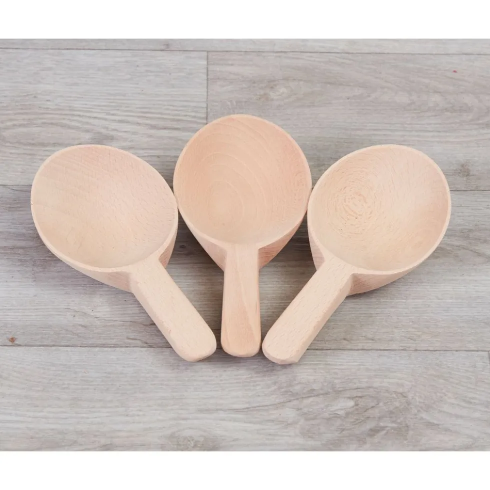 Cosy Short Handle Wooden Spoons Pack of 3