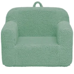 Cozee Sherpa Chair - Sage Green