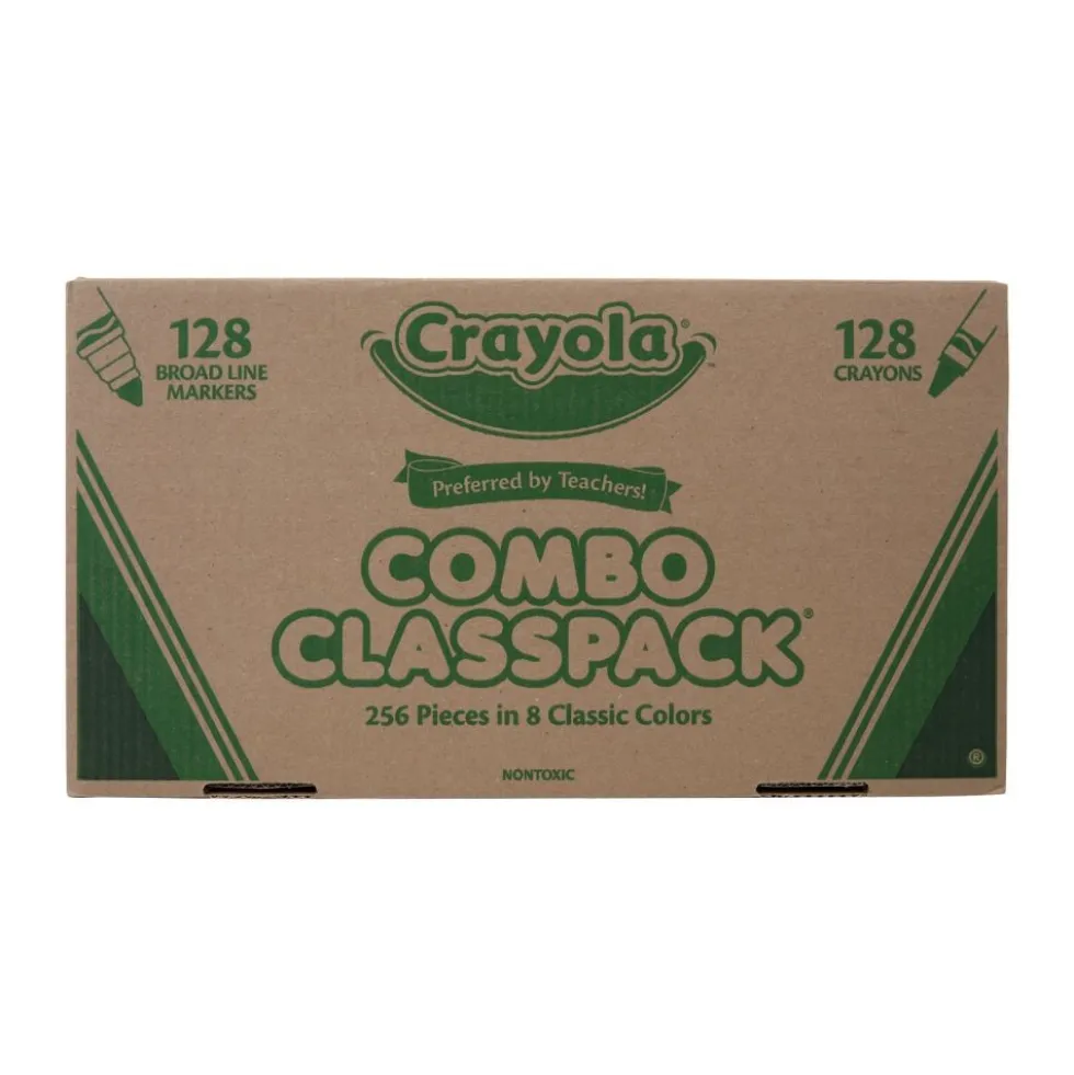 Crayola® Combination Marker and Crayon Classpack® - Set of 256