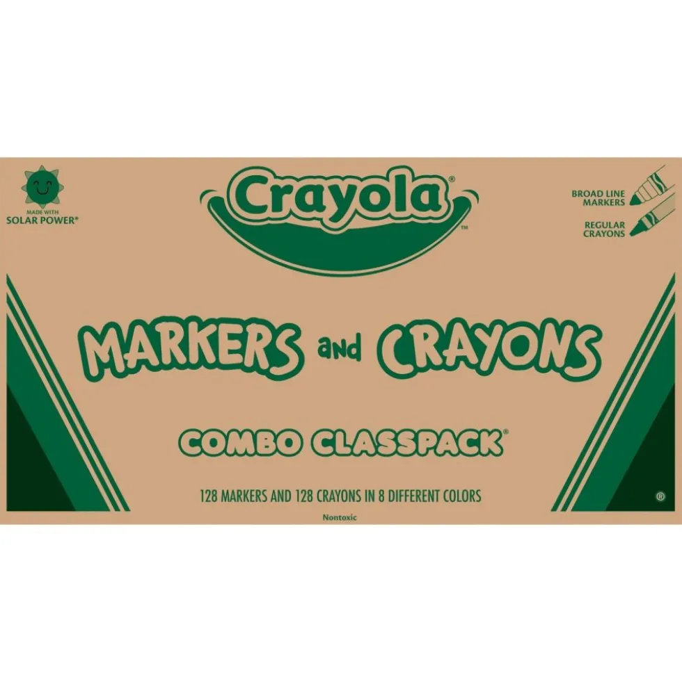 Crayola® Combination Marker and Crayon Classpack® - Set of 256