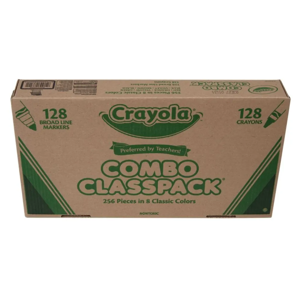 Crayola® Combination Marker and Crayon Classpack® - Set of 256