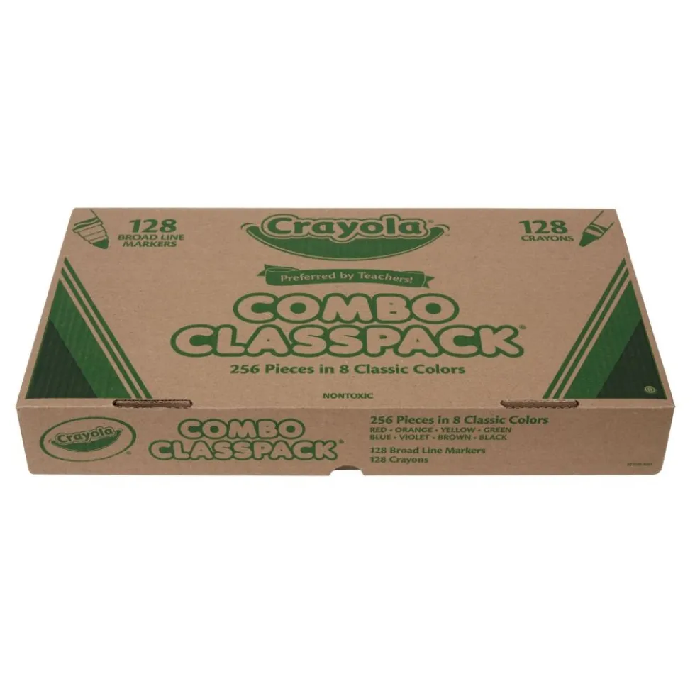 Crayola® Combination Marker and Crayon Classpack® - Set of 256