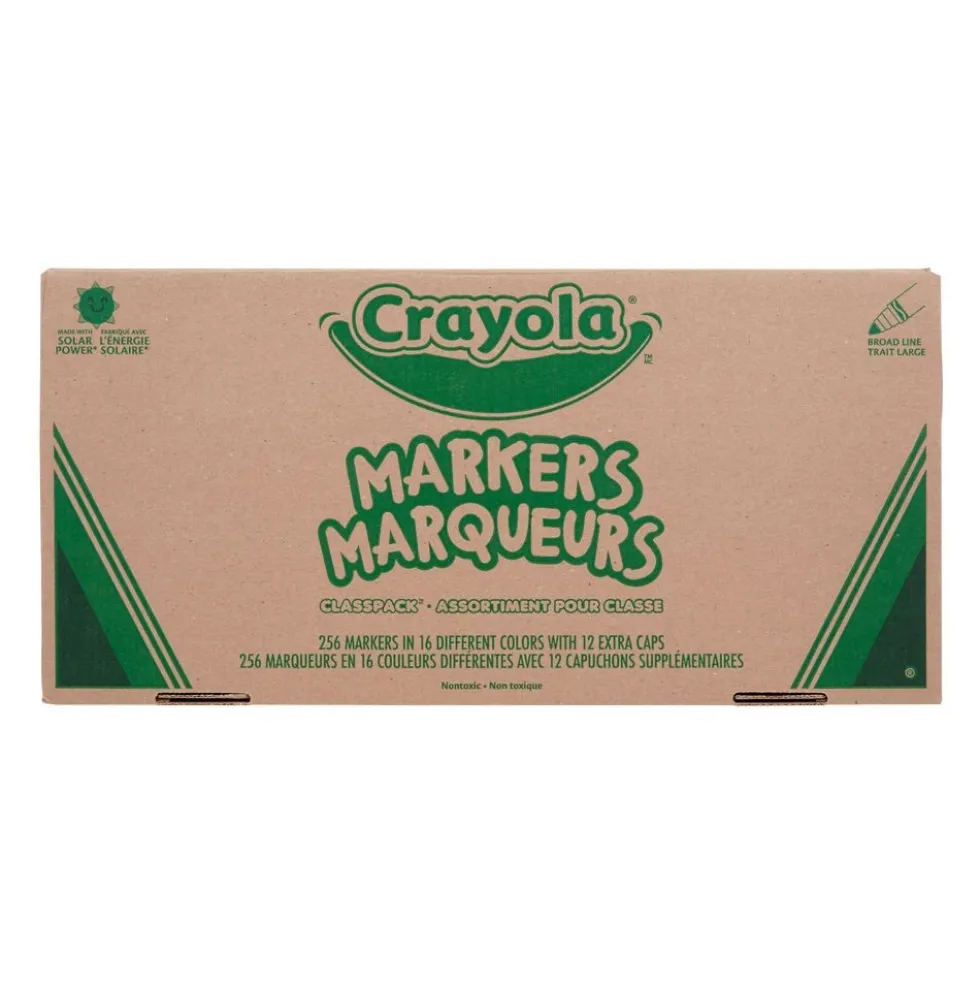 Crayola® Conical Tip Markers Classpack® - Regular, Set of 256