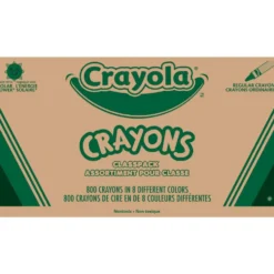 Crayola® Regular Crayons Classpack® Value Pack - 8 Colors, Set of 800