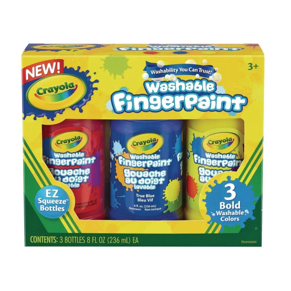 Crayola® Washable Finger Paint - Set of 6