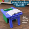 Cube Chair with Tray - Blue