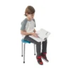 Daisy Stackable Stool Set, Colorful Flexible Seating, 17in Seat Height, 8-Piece