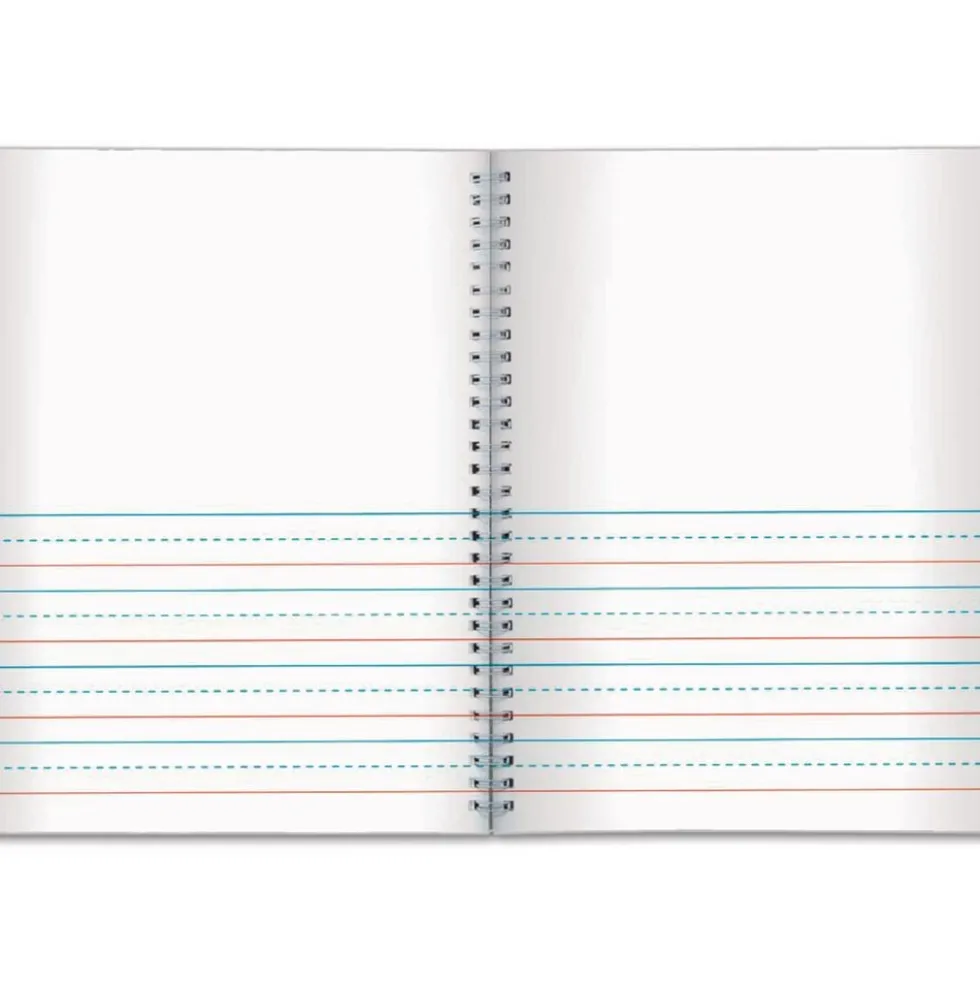 Deluxe Spiral Draw and Write Journals (Kids Cover) - 6 Pack