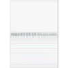 Deluxe Spiral Landscape Writing Journals (Teal Star Cover) - 112 Pages
