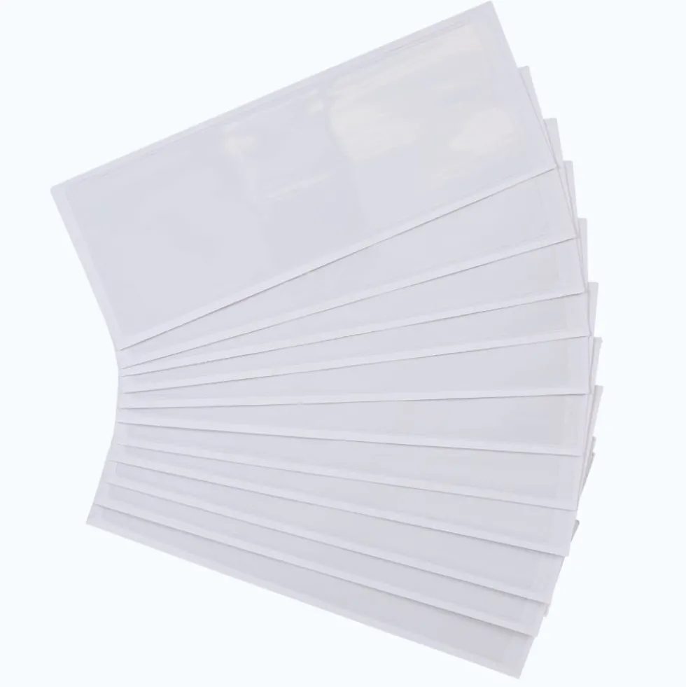 Desktop Helper™ 12” Self-Adhesive Vinyl Sleeves - Set Of 12