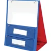 Desktop Stand With Flip Magnetic Boards And Storage Pockets - 1 stand, 3 boards