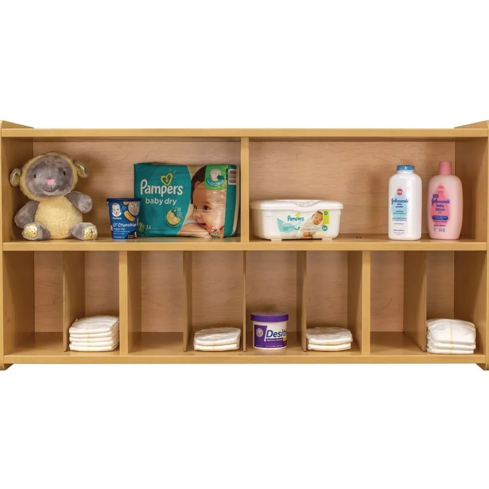 Diaper Wall Storage - Maple/Maple, Assembly Required
